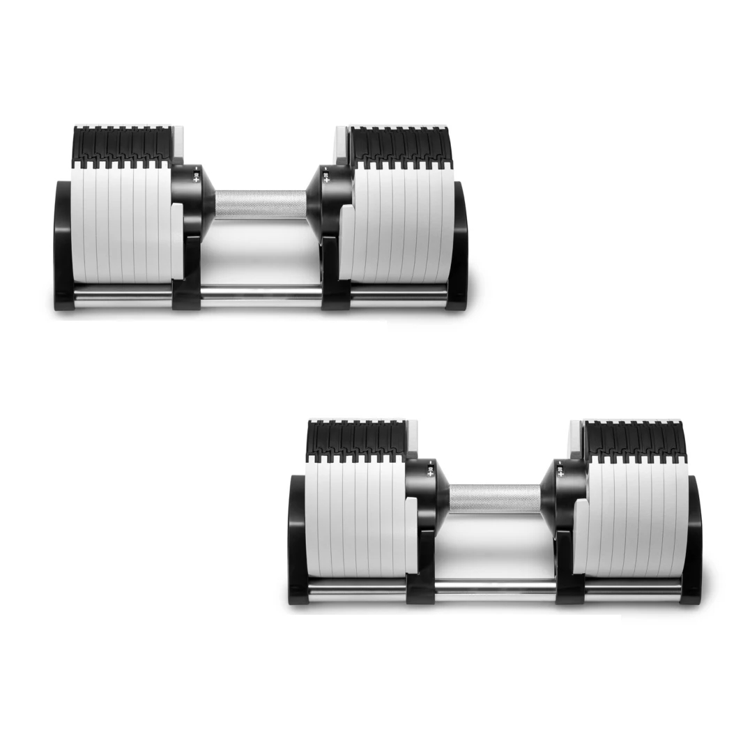 Adjustable Dumbbell Pair 40Kg - ดัมเบลปรับน้ำหนักได้ 24 กก. 52.5 ปอนด์ อุปกรณ์ออกกำลังกายที่บ้าน