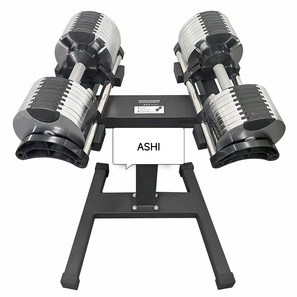 Adjustable Dumbbell Pair 40Kg - ดัมเบลปรับน้ำหนักโครเมียม 43กก. 45กก. 50กก. พร้อมชั้นวางดัมเบล
