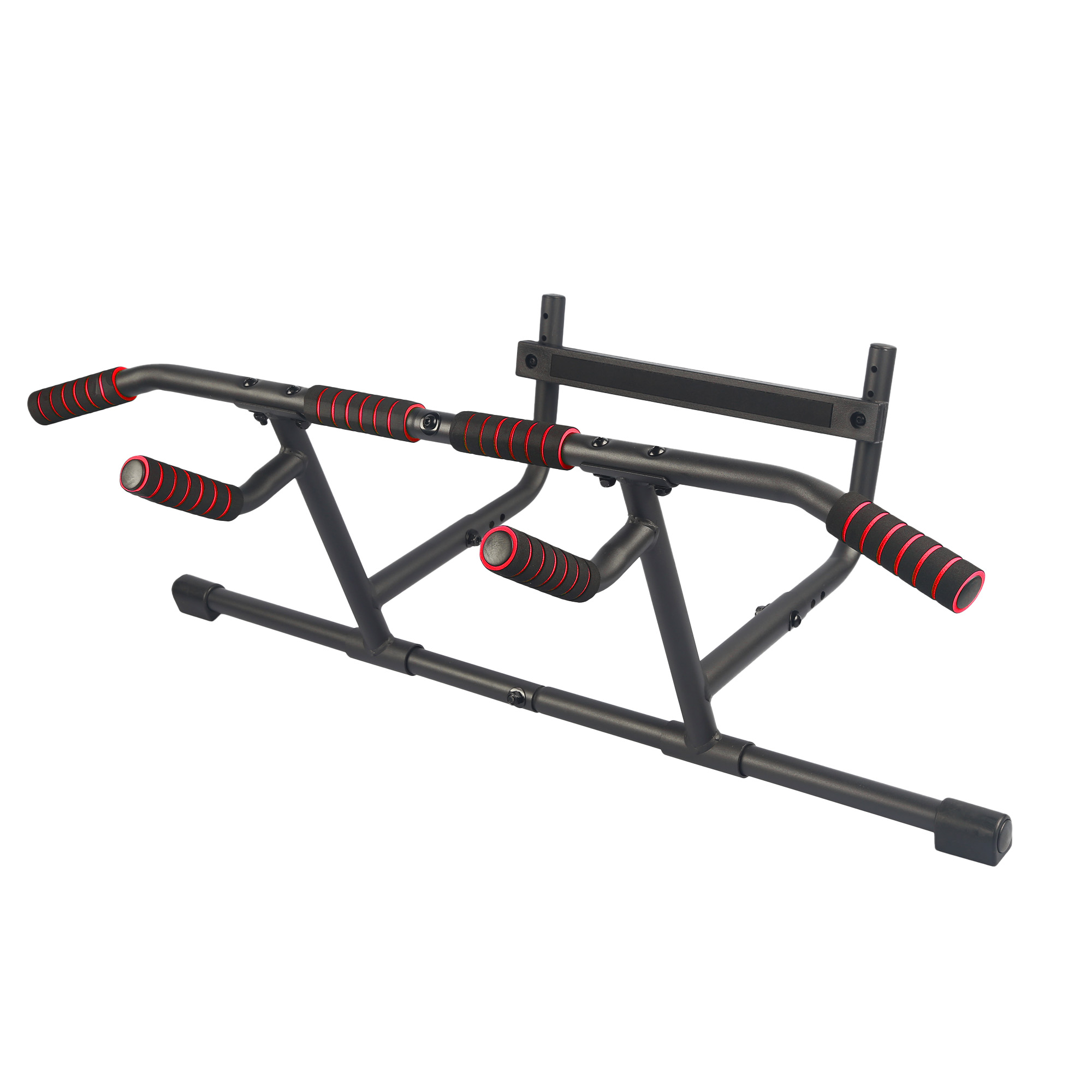Door Pull Up Bar No Screw - บาร์โหนติดประตูแบบแขวน พร้อมด้ามจับบุนุ่มหลายจุด ไม่ต้องใช้สกรู รับน้ำหนักได้ 440 ปอนด์