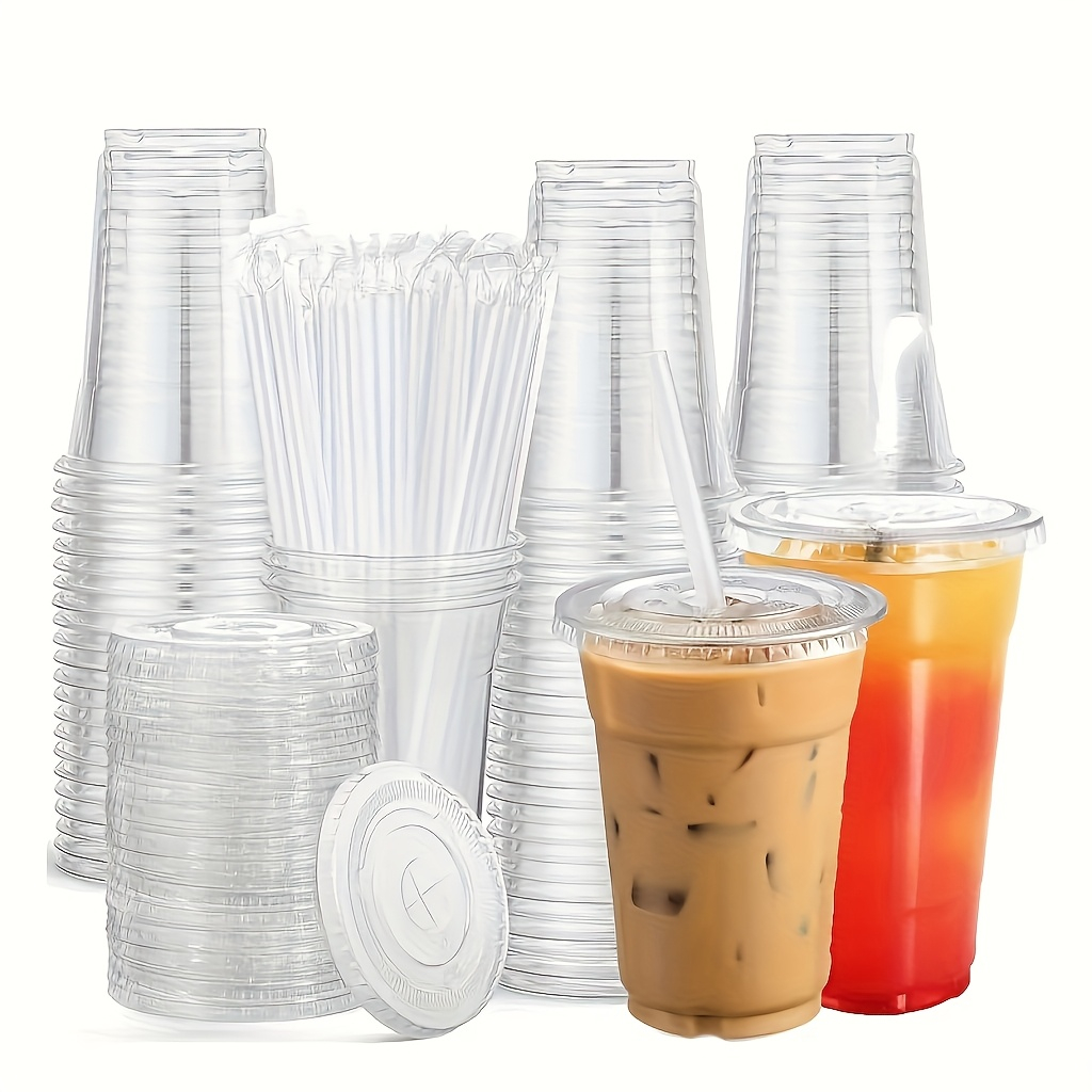 แก้วพลาสติกใส มีฝาปิดแบบแบนและ - Camping บทวิจารณ์และราคา