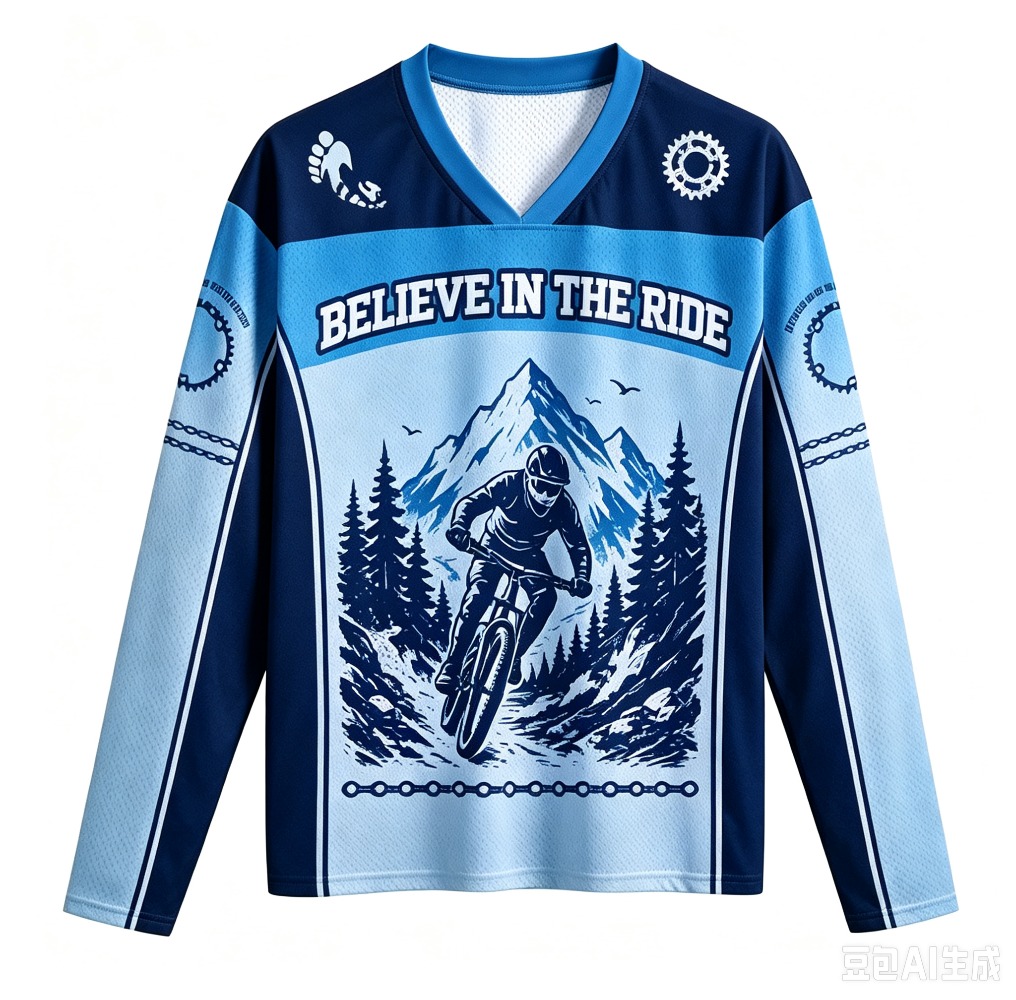 เสื้อยืดคอวีแขนยาวสำหรับผู้ชาย - Cycling บทวิจารณ์และราคา