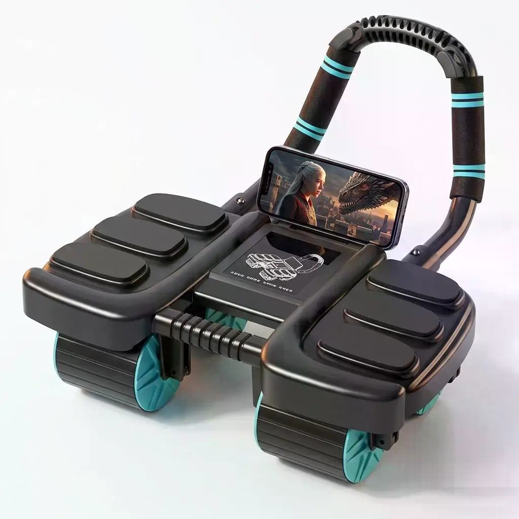 ลูกกลิ้งบริหารหน้าท้องแบบ 4 ล้ - Ab Roller Wheel With Elbow Support บทวิจารณ์และราคา