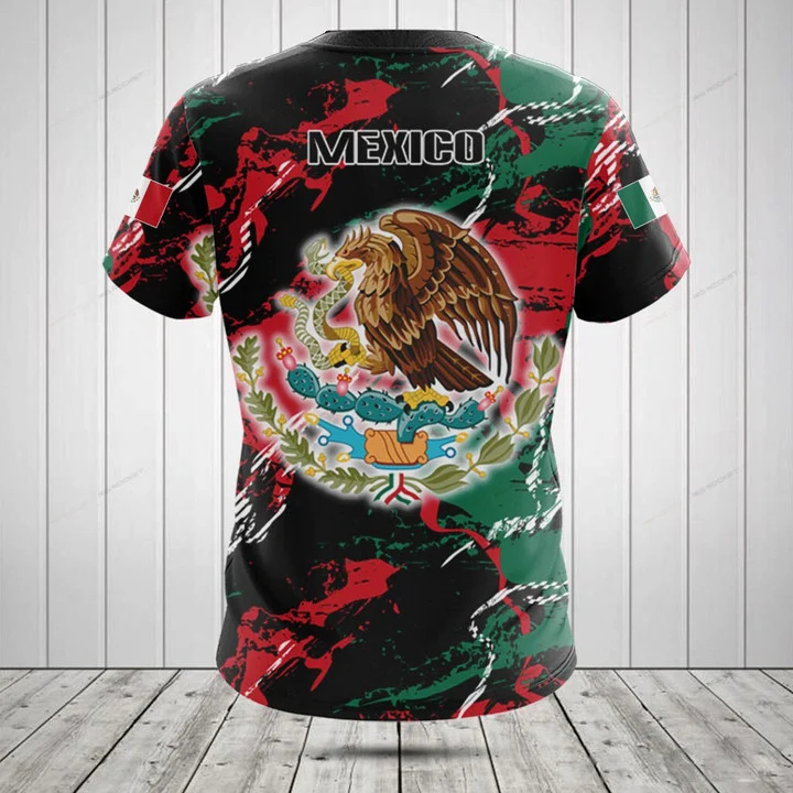 เสื้อยืดลายกราฟิกธงชาติเม็กซิโ - Team Sports บทวิจารณ์และราคา