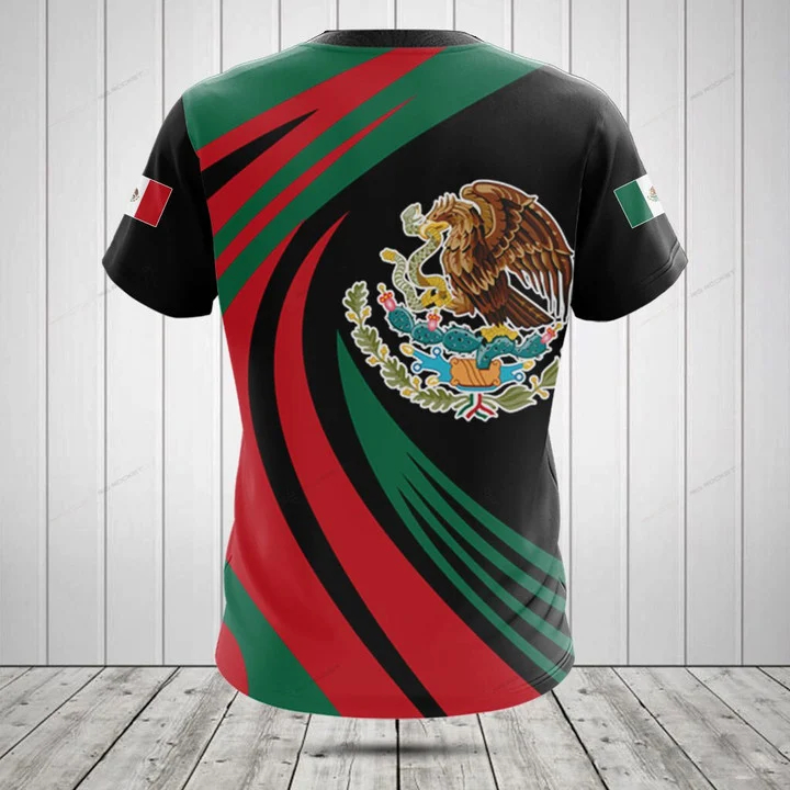 เสื้อยืดลายกราฟิกธงชาติเม็กซิโ - Team Sports บทวิจารณ์และราคา