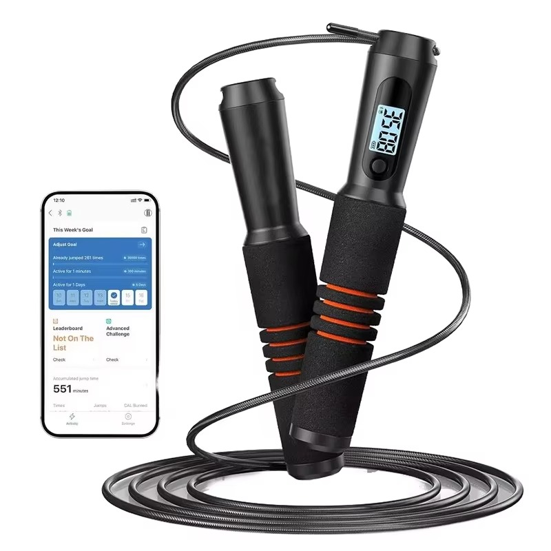 เชือกกระโดดดิจิทัลอัจฉริยะปรับ - Smart Jump Rope Digital Counter บทวิจารณ์และราคา