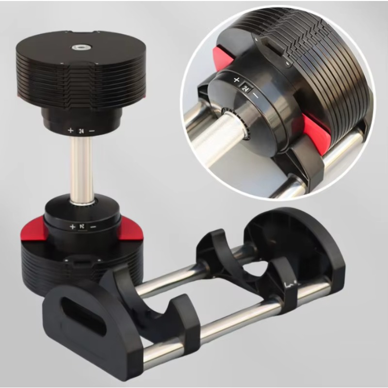ชุดดัมเบลเหล็กชุบไฟฟ้าปรับน้ำห - Adjustable Dumbbell Pair 40Kg บทวิจารณ์และราคา